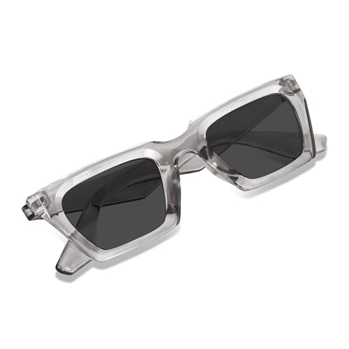 Image of ARICKS Vintage Square Cat Eye Sunglasses Women Retro Trendy Sunglasses