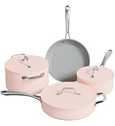 Ciarra Beyond Pannenset, inductie, 4-delig, keramische antiaanbakpan met deksel, braadpan