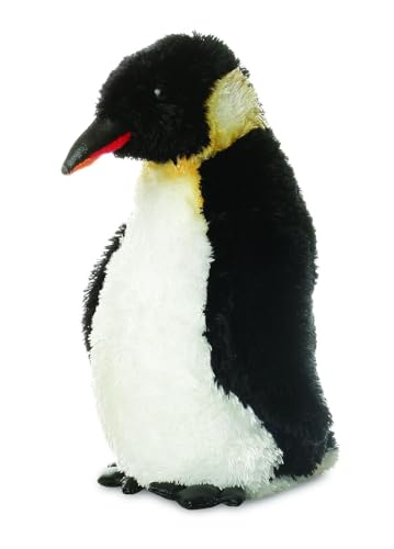 Aurora 31194 Mini Flopsie Emperor Penguin 8In Soft Toy Black and White