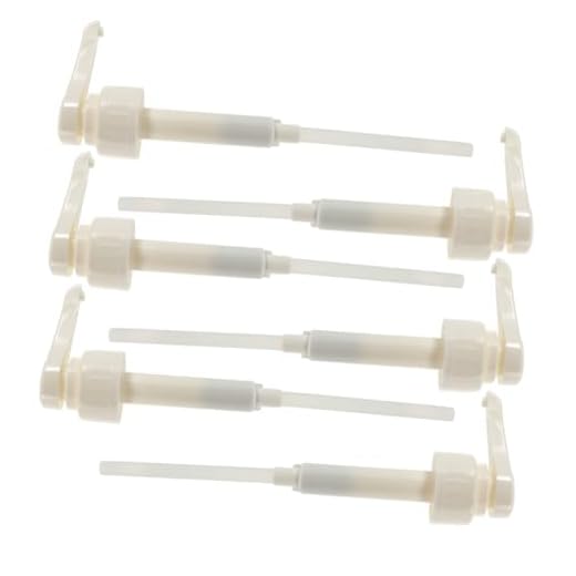 FRCOLOR 6Pcs Cabeça Da Bomba Bebidas Bomba De Xarope De Café Dispensador De Enxaguante Bucal Substituição Dispensador De Sabão Bomba De Enxaguante Bucal Bomba De Sabão De Cozinha Bomba De