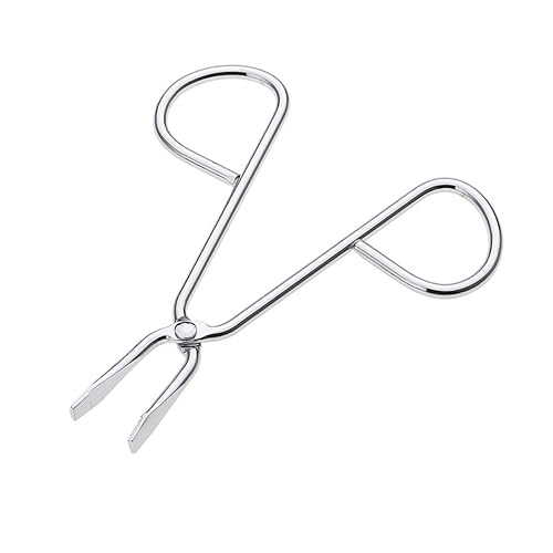 FRCOLOR 1 Juego De 6 Piezas Pinzas De Cejas Para Mujer Latigazo Peine Recortadora Equipo Facial Pinzas Para Extensiones De Pestañas Pinzas Para Cejas De Acero Inoxidable Silver