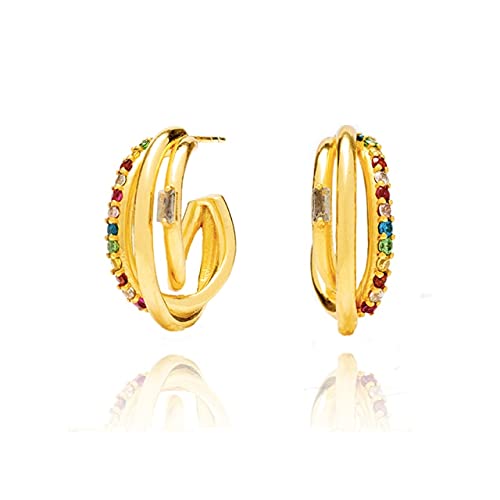Boucles d'oreilles diamant noir zircon le cadeau bijoux idéal pour femme