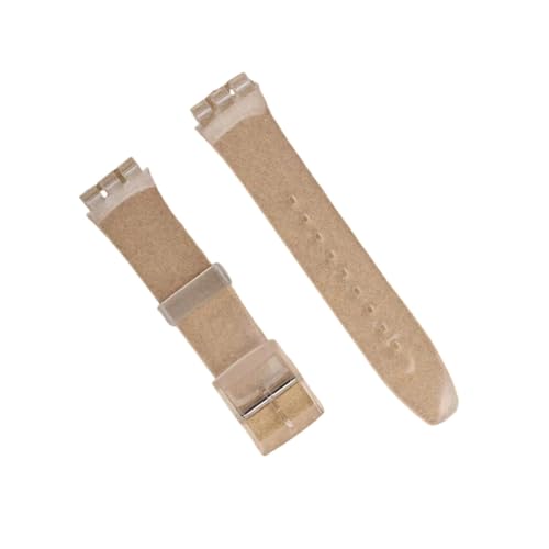 Bracelet caoutchouc noir 16mm pour remplacer votre bracelet Swatch