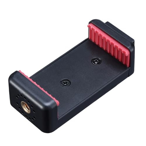 Zkydhbd Supporto per treppiede per telefono con attacco a scarpa fredda, morsetto facile da regolare con impugnatura regolabile da 56 a 83 mm, adatto per registrazioni, fotografie, monopiedi