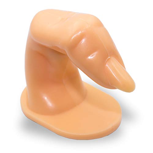 Kit Com 5 Dedos Postiços Treinamento Para Manicure Unhas Gel Acrigel Fibra de Vidro