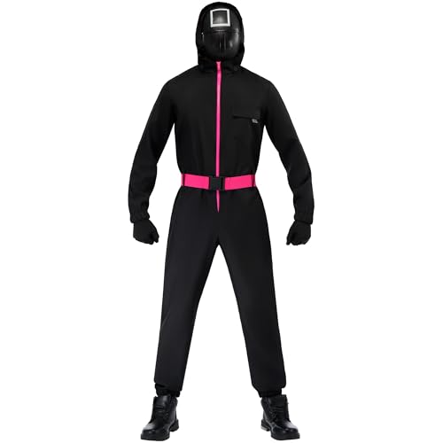 Rubies Official Squid Game Supervisor Deluxe Adult Costume Adult Fancy Dress Size Medium