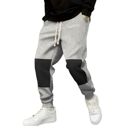 Men's Jogging Sweatpants Cotton Drawstring Loose Fit Joggers Pants Athletic with Pockets, S-3XL