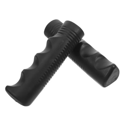 GARVALON 2個車椅子用ハンドルグリップ プラスチック製 滑り止め設計 人間工学に基づいた快適な形状 多くの車椅子やスクーターに適合 簡単取り付け