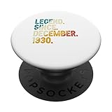 Photo Gallery legend since december 1930 94th birthday vintage 94 anni popsockets popgrip intercambiabile Photo Gallery legend since december 1930 94th birthday vintage 94 anni popsockets popgrip intercambiabile