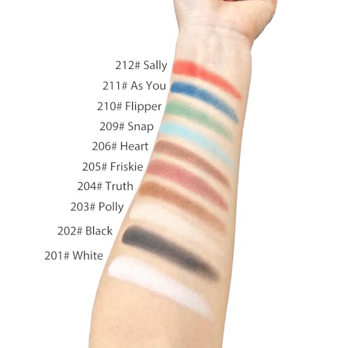 Mysense Matte Beige Single Eyeshadow Palette, Pressed Powder Eye Shadow Makeup, Neutral Nude Shade Eyelid Color, High Pigment Long Lasting Vegan & Cruelty Free, 203# Polly