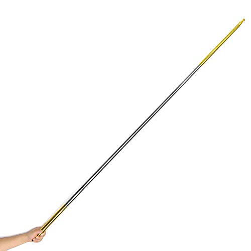 SUMAG Magic Pocket Staff Metal Appearing Cane with Video Tutorial Link Magic Wands for Professional Magicians Stage Close-up Magic Tricks Pocket Staff Magic Staff Accessories Props Illusion