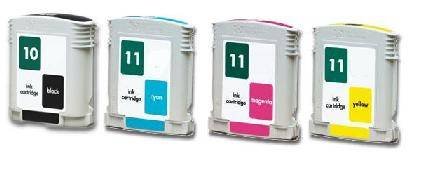 4 inchiostro cartuccia Set connettore zu HP10 +