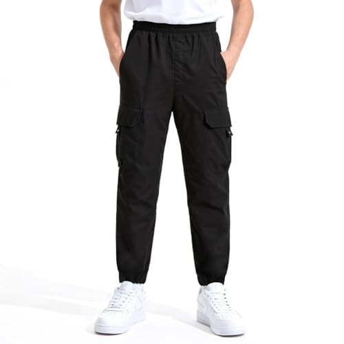 BSBUY Hosen für Jungen Cargohose Kinder Cargo Jogger Hose...