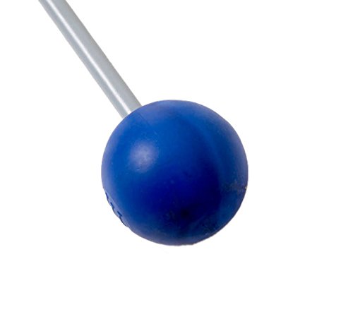 Staby Flex-Stab Trainingsgerät Professional Blau / Silber mit verstellbaren Gewichten zur Einstellung der Frequenz für ein individuelles Training mit dem Schwingstab