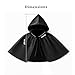 Black Bat Cat Mask and Cloak Costume for Indoor Cats, Funny Superhero Pet Outfit for Christmas, Cosplay, Parties and Photoshoots, Hooded Cape for Cats – Big Size