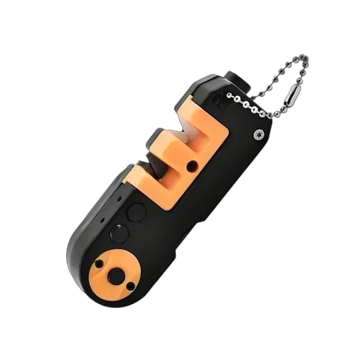 Herramienta Multiusos - Afilador Compacto Multiusos con Luz,Afilador De Bolsillo,Para Senderismo Hogar Ciclismo Ciclismo Nocturno Deportes