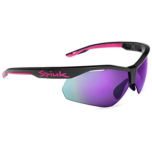 Spiuk Gafa VENTIX-K, Adultos Unisex, Negro/Fucsia, ESTANDAR