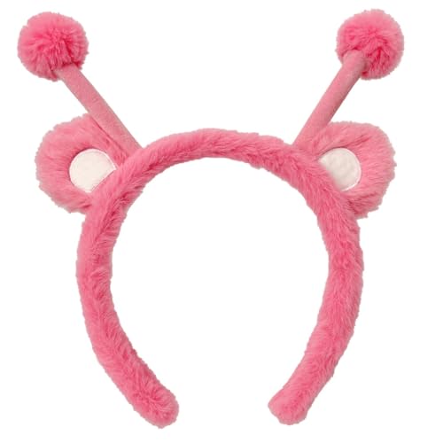 Ruarby Diadema de antena de abeja única, tocados de felpa para fiestas infantiles, accesorio de disfraz para fiestas, festivales y uso diario