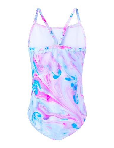 Image of Snowheart Girls Swimsuit One-Piece Bathing Suits Multicolor Kids Sport Summer Beach Swimwear for 2-12 Years Old