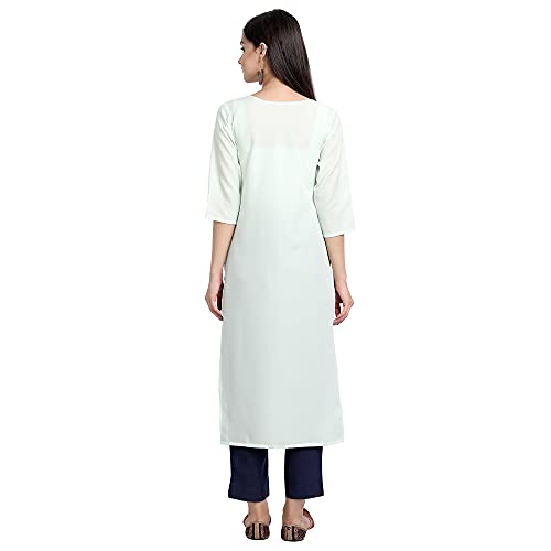 Image of Women's Crepe Straight Kurta