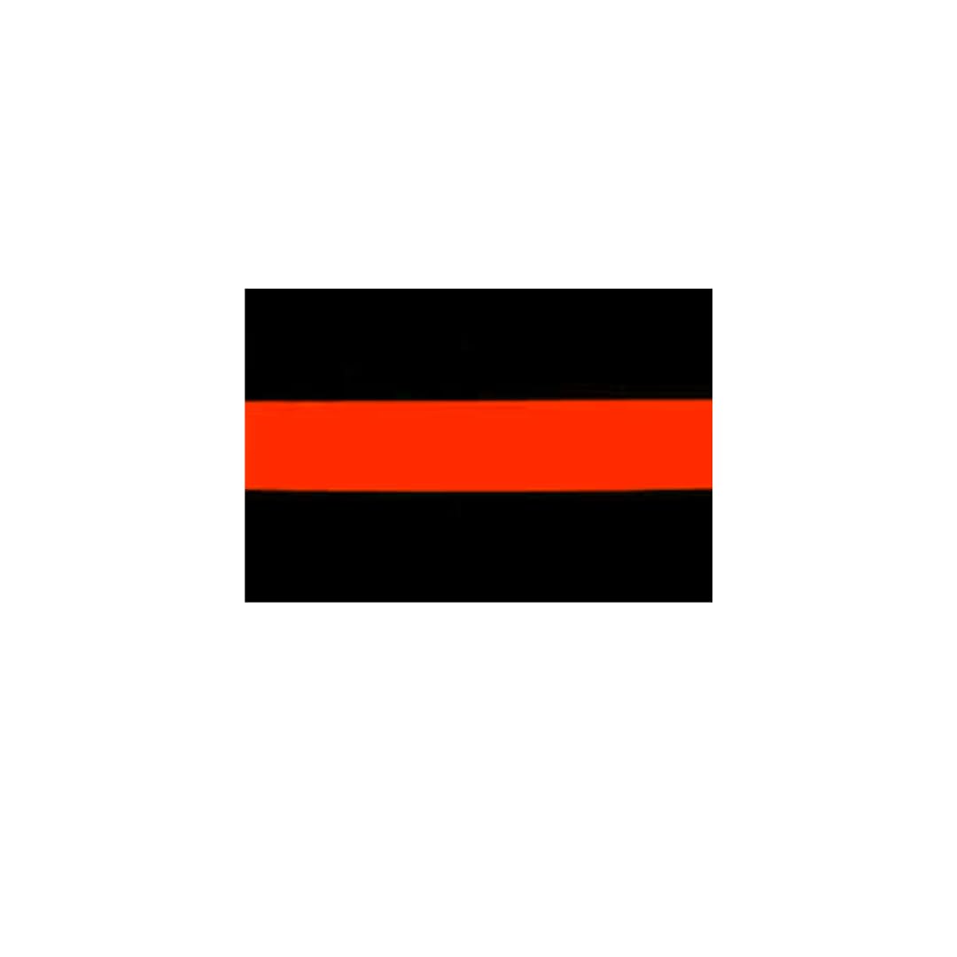 Thin Red Line Decal 1.5" SMALL (For License Plate Application)