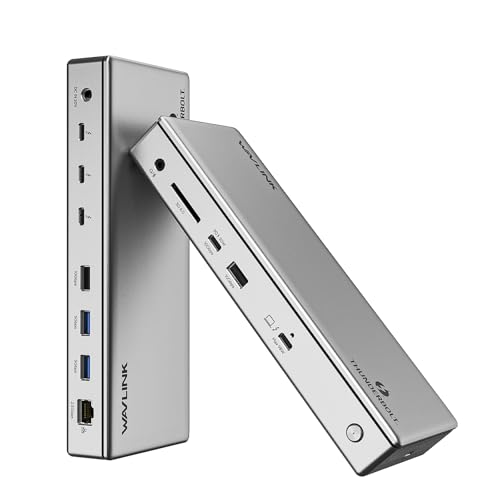 WAVLINK Thunderbolt 4 Docking Station, Single 8K or Dual 4K