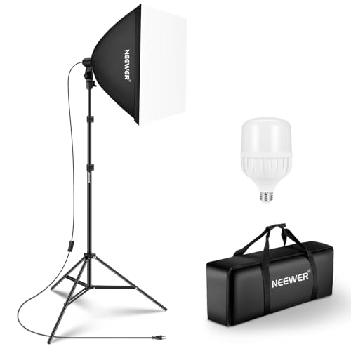 NEEWER NK300 Kit Softbox 24"x24" con Lampadina LED 5700K