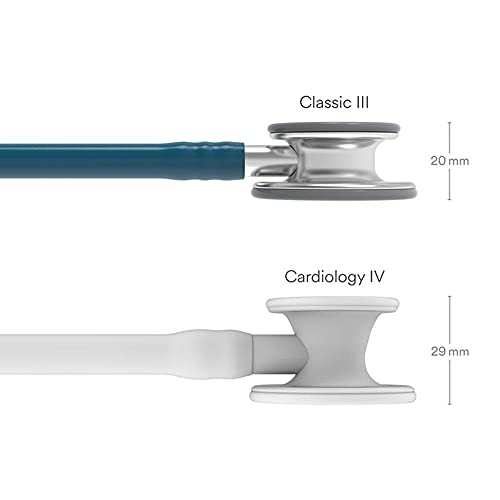 Image of 3M Littmann Classic III Monitoring Stethoscope, Caribbean Blue Tube, 27 inch, 5623