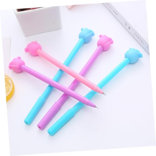 Lurrose 12pcs bolígrafos de gel punta fina 0.5mm miniatura 6