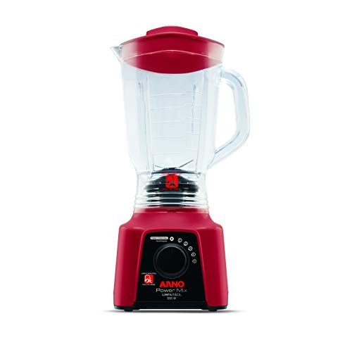 Liquidificador, Arno, Power Mix Limpa Fácil, Vermelho