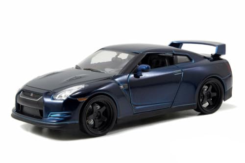Brian's 2009 GT-R Modelo de Auto de Metal 1:24 Azul