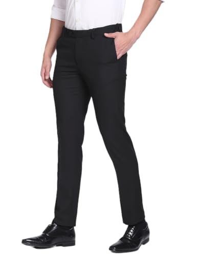 Image of Men's Slim Fit Formal Trousers | Office & Business Wear Pants For Men