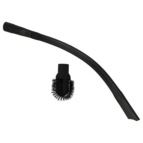 vhbw Fugendüse mit Aufsatz kompatibel mit Dyson Kärcher Miele Bosch AEG Bürste flexibel, extra lang 63 cm, schmal 32mm - 35mm