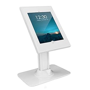 Mount-It! Anti-Theft iPad 8 Kiosk Stand | Secure iPad 10.2 Retail Kiosk | Locking Counter-Top Tablet Stand for 8th Generation iPad 10.2 and 10.5