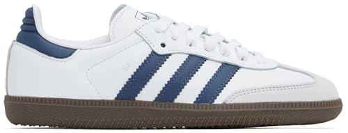 adidas Samba OG Womens Sneaker (White Navy Gum, 6.5)