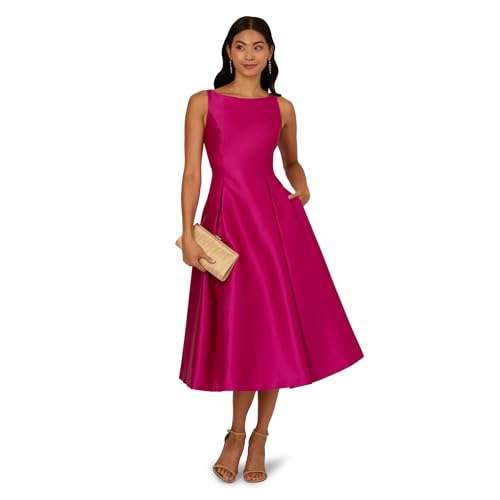Image of Adrianna Papell Sleeveless Tea Length Dress