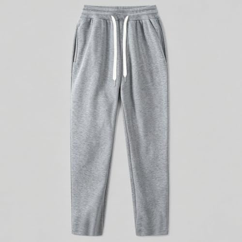 Men's Sweatpants with Pockets Wide Leg Fleece Lined Joggers Pants - image 5