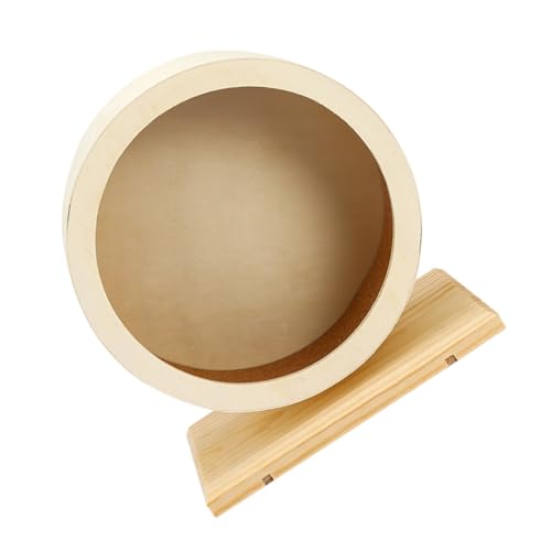 TOKIDNY Leises Hamsterlaufrad Mittelgroß für Zwerghamster und Goldhamster rutschfeste Laufstreifen Geräuscharm Sicheres Kleintier trainingsrad für Haustierfitness und Bewegung