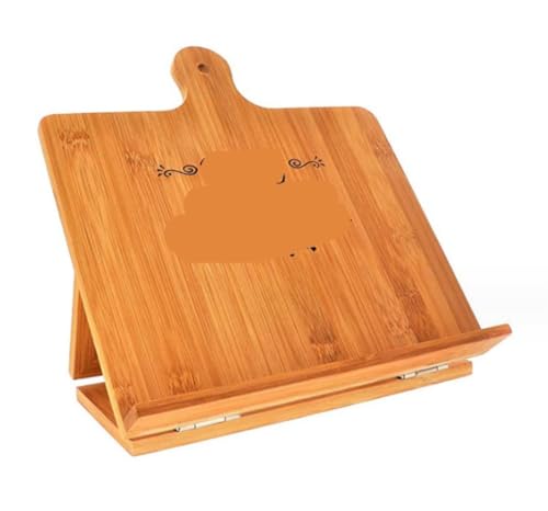 Atril Para Libros De Cocina Soporte Para Libros De Cocina, Para Recetas, Tabla Cortar Grabada Personalizada, Caballete Plegable Para Chef, Con Bisagra Metal Atril Para Libros De Cocina
