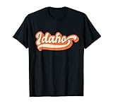 idaho america stati uniti d'america stato retro maglietta