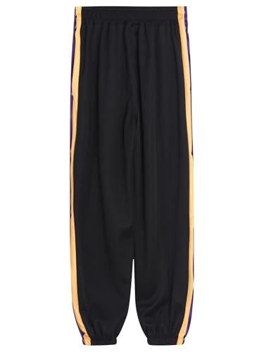 Kids Sweatpants Boys Post Surgery Pants Tear Away Button Color Block Trousers Basketball Bottoms2