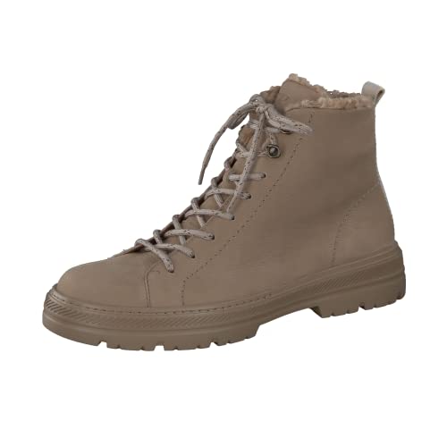 Preisvergleich Produktbild Paul Green Damen SUPER SOFT Schnürstiefelette mit Warmfutter / Frauen Schnürstiefeletten / Warm gefüttert / Beige (ALPACA) / 40 EU / 6.5 UK