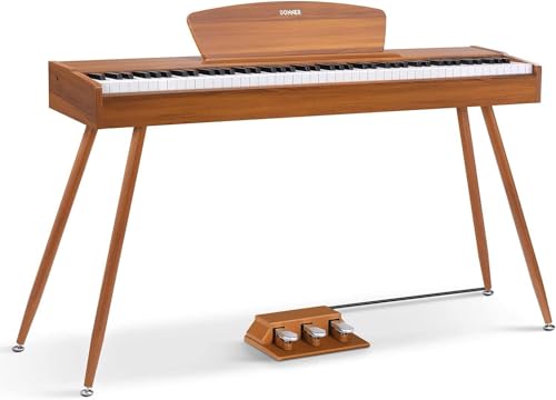 Donner DDP-80 E-Piano 88 Tasten Gewichtet Klavier, Hammermechanik II, Home...