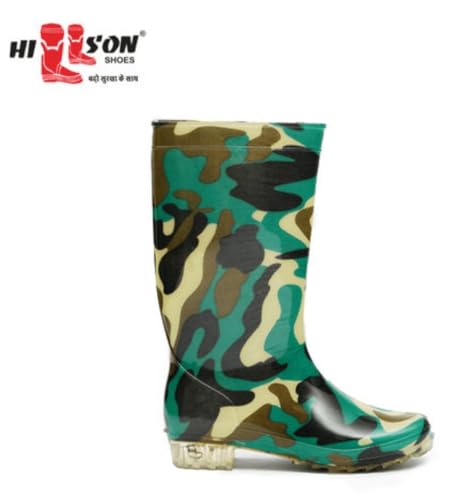 Image of HILLSON 101 Jungli Fashion Rain Gumboots for Men