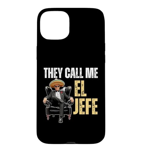 Funny Mexican Boss Design - They Call Me El Jefe �X�}�z�P�[�X iPhone 15 Plus �p