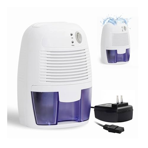 FINYQBET Desumidificador de Ar Elétrico 500ml - Silencioso, Baixo...