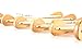 TOPIA HANGER Set of 6 Luxury Natural Wooden Coat Hangers, Premium Wood Suit Hangers, Glossy Finish with Extra-Wide Shoulder, Thicker Chrome Hooks & Anti-Slip Bar CT02N