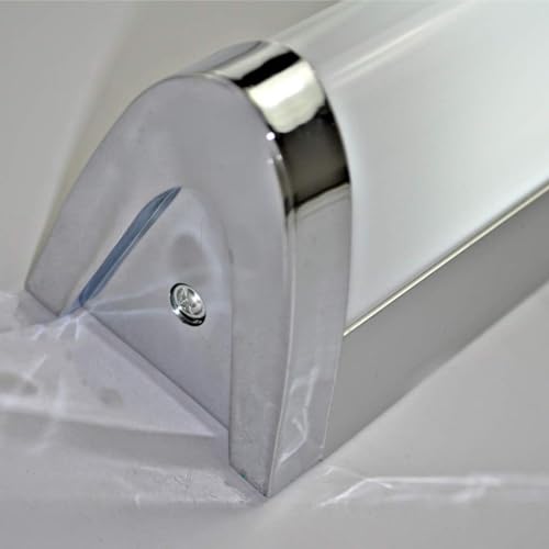 Lámpara de espejo LED antiniebla con luz natural para baño moderno y tocador 5