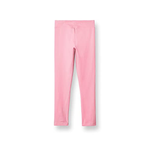 Champion, Cotton-Rich Leggings for Girls, Solid Color, Script, 21"2