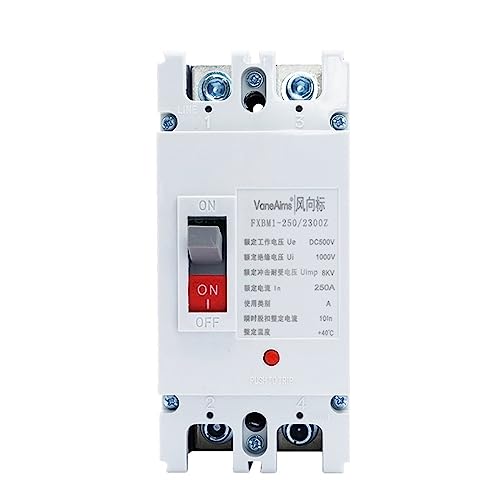 Disjoncteur boîtier moulé 2P DC500V 125A solaire PV batterie protection surcharge